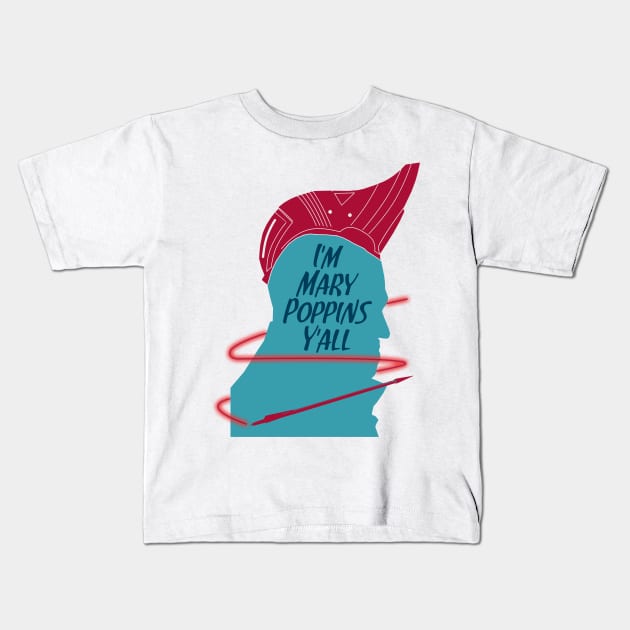 Mary Poppins Kids T-Shirt by aliciahasthephonebox